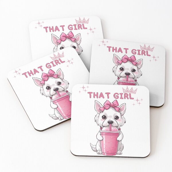 Item preview, West Highland White Terrier and Bubble Tea BOBA  designed and sold by GoodyPaws.