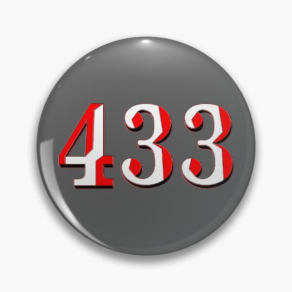 Item preview, number four hundred and thirty-three digit 433 order sequence team member age designed and sold by 4rpixs.