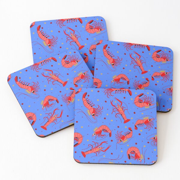 Item preview, king prawns, pattern designed and sold by AvotArt.