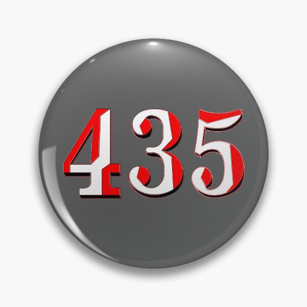 Item preview, number four hundred and thirty-five digit 435 order sequence team member age designed and sold by 4rpixs.