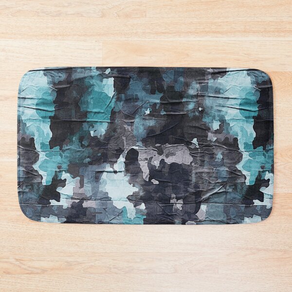 Item preview, Old School Blue Military Camo Worn Used Organic Realistic designed and sold by Geek Updated.