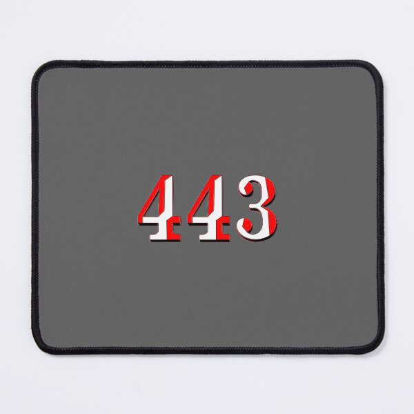 Item preview, number four hundred and forty-three digit 443 order sequence team member age designed and sold by 4rpixs.