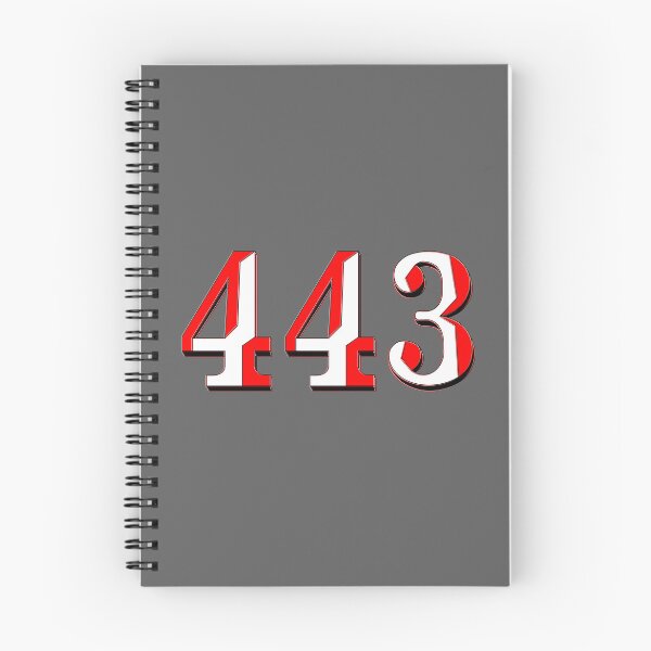 Item preview, number four hundred and forty-three digit 443 order sequence team member age designed and sold by 4rpixs.