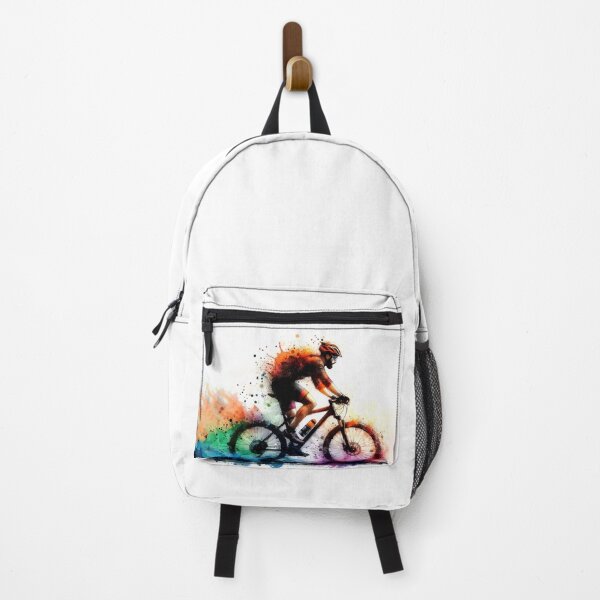 Item preview, Watercolor cyclist runner designed and sold by paulrommer.