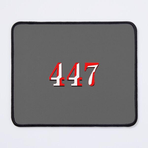 Item preview, number four hundred and forty-seven digit 447 order sequence team member age designed and sold by 4rpixs.