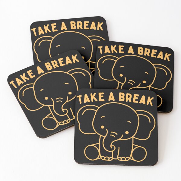 Item preview, Funny elephant, take a break. designed and sold by CHANCHANAI.