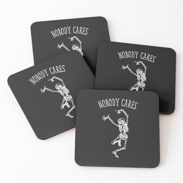 Item preview, Nobody Cares  designed and sold by CreepyCornerArt.