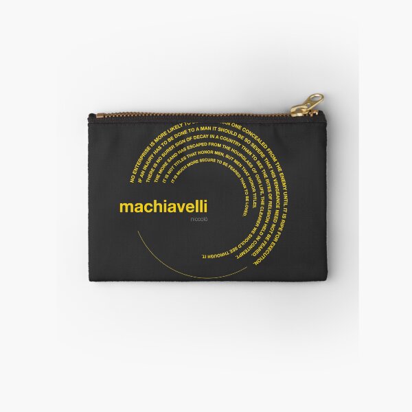 Item preview, Niccolò Machiavelli famous quotes poster [gold] designed and sold by CMYKStudio.