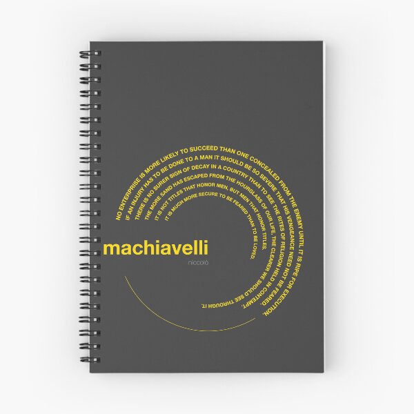 Item preview, Niccolò Machiavelli famous quotes poster [gold] designed and sold by CMYKStudio.