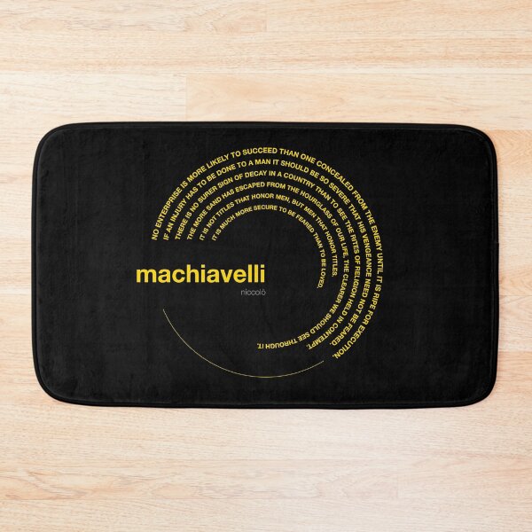 Item preview, Niccolò Machiavelli famous quotes poster [gold] designed and sold by CMYKStudio.