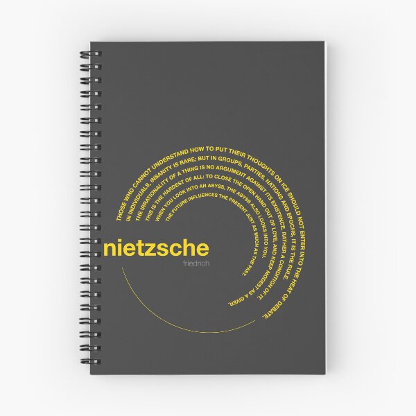 Item preview, Friedrich Nietzsche famous quotes poster [gold] designed and sold by CMYKStudio.