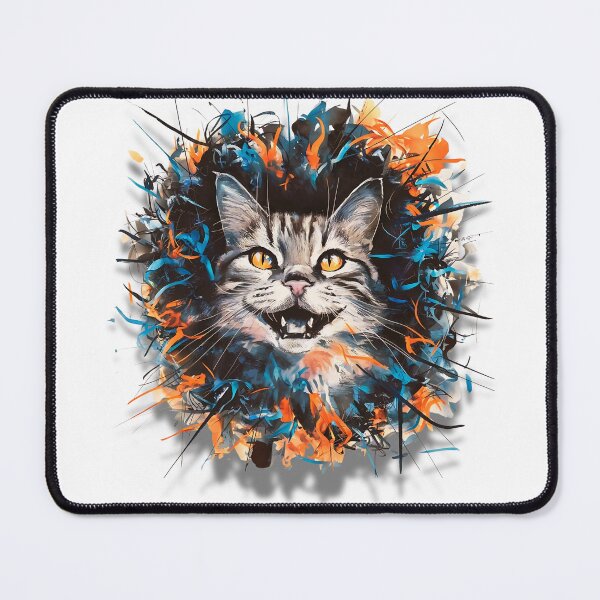 Item preview, Smiling Cat In A Group Of Many Colors. designed and sold by Journey-in-love.