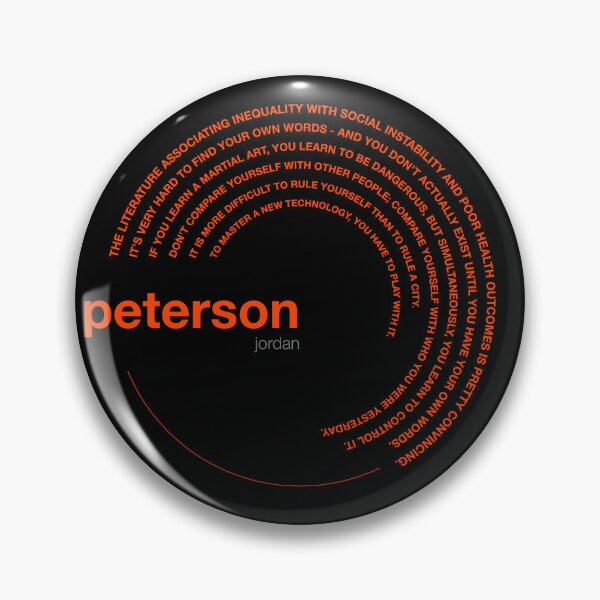 Item preview, Jordan Peterson famous quotes poster [orangered] designed and sold by CMYKStudio.