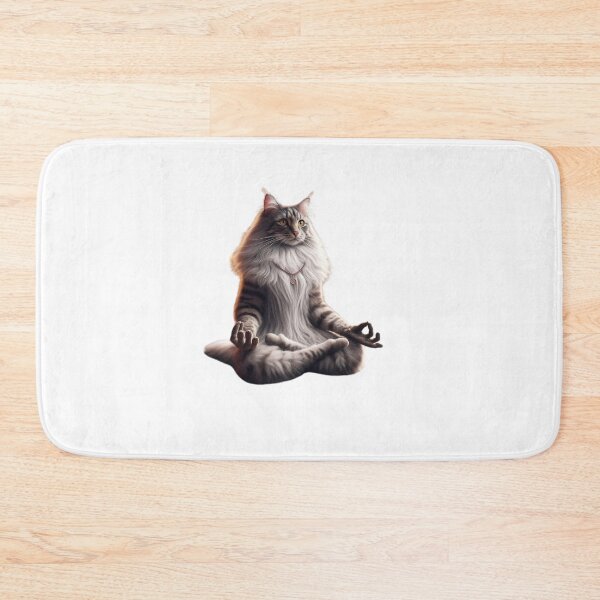 Item preview, Cat relaxing in yoga position designed and sold by Toms Tee.