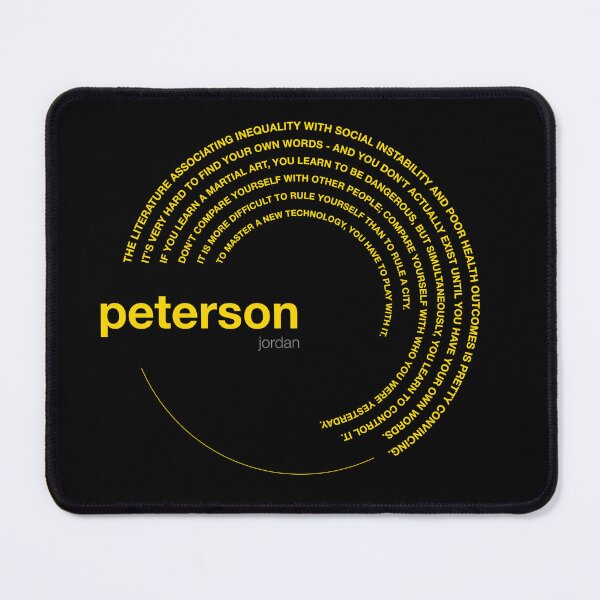 Item preview, Jordan Peterson famous quotes poster [gold] designed and sold by CMYKStudio.
