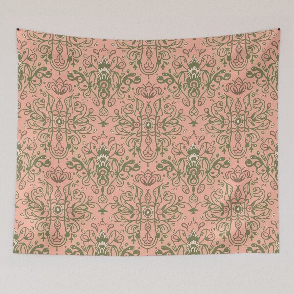 Item preview, Pastel Pink Paisley Floral Delight designed and sold by Tamas Das.
