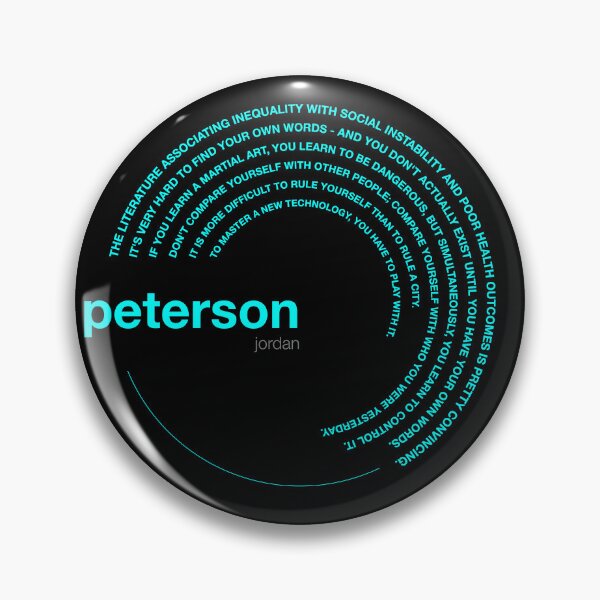 Item preview, Jordan Peterson famous quotes poster [aqua] designed and sold by CMYKStudio.