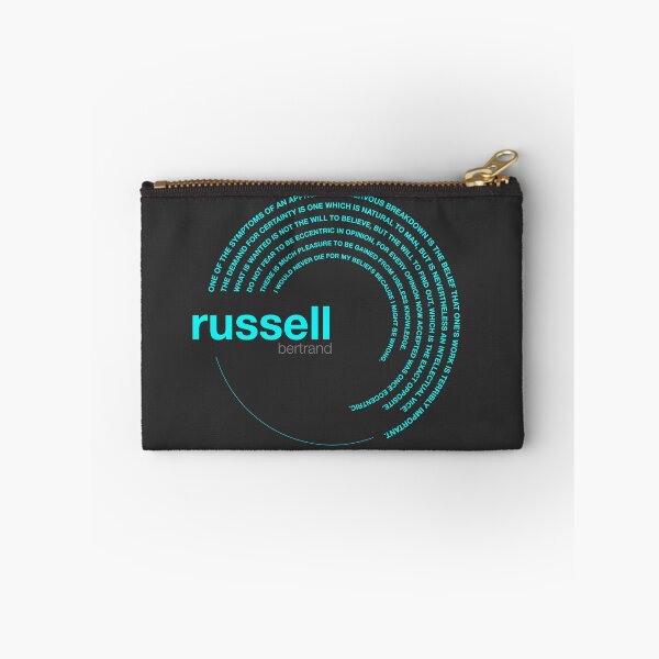 Item preview, Bertrand Russell famous quotes poster [aqua] designed and sold by CMYKStudio.