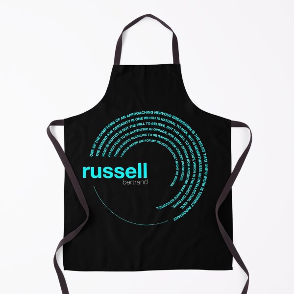 Item preview, Bertrand Russell famous quotes poster [aqua] designed and sold by CMYKStudio.