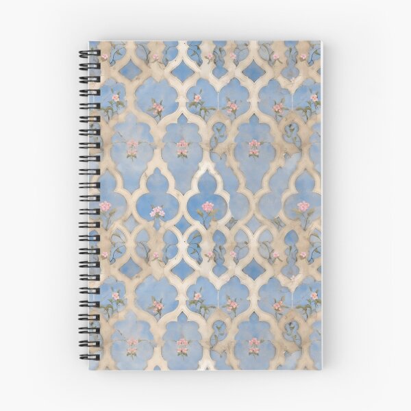 Item preview, Antique Cream-Colored Arabian Tiles with Floral Beauty designed and sold by VoyteksDesigns.