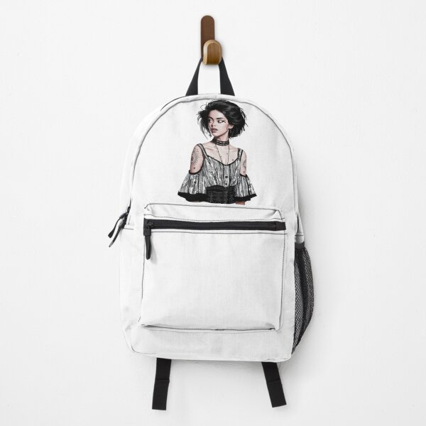 Item preview, astrological tattoos dark-haired young woman designed and sold by 90's Misaki.
