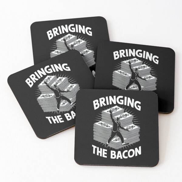 Item preview, Bringing the Bacon Cash Slang Graphic T-Shirt designed and sold by HOMEDESIGNPRINT.