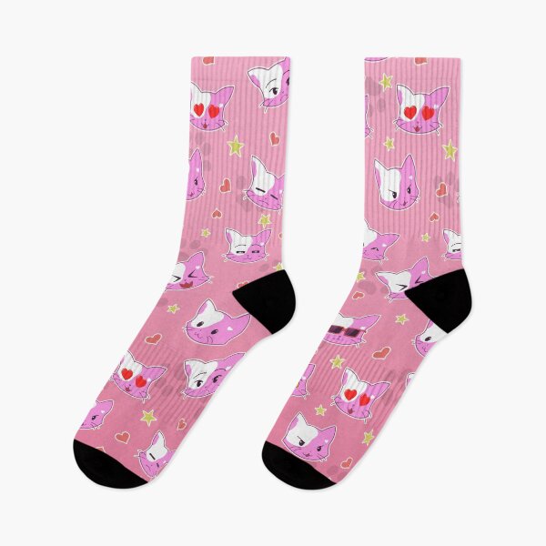 Item preview, Heart cats, cats, kittens, cartoon cats patterns in pink and rose with different emotions designed and sold by KaitoArtDesigns.