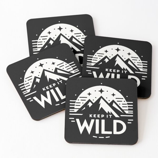 Item preview, Keep It Wild | Embrace the Wild: Mountain Minimalism designed and sold by Inspirahawke.