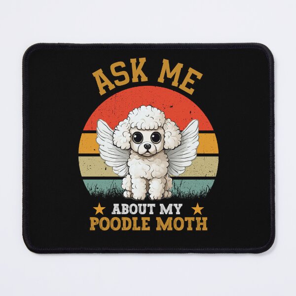 Item preview, Poodle moth designed and sold by VibeStyleShop.
