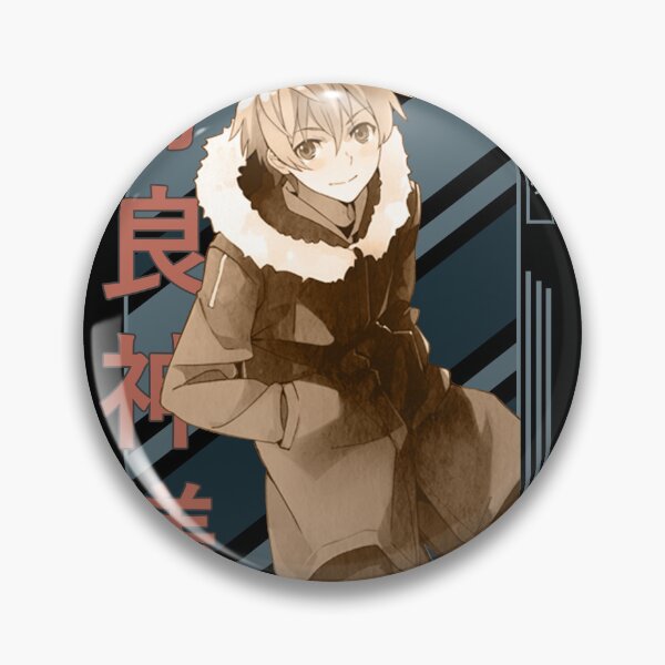 Artikelvorschau, Yukine Noragami Retro Blau Schwarz Design entworfen und verkauft von Wafusaurus.