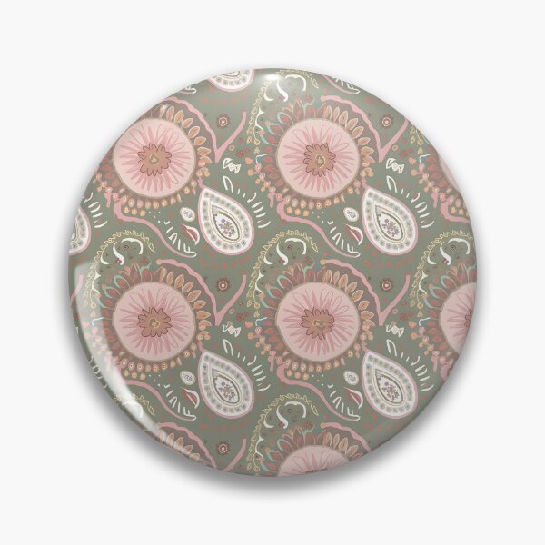 Item preview, Soft Pink Paisley Blossoms designed and sold by Tamas Das.