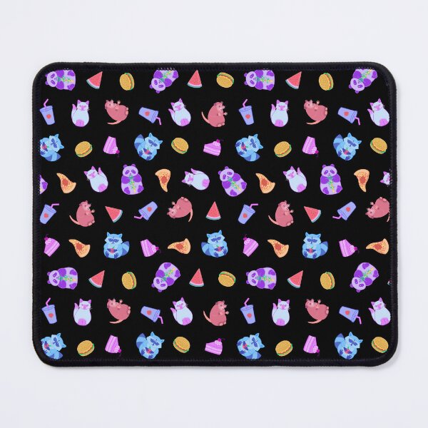 Item preview, Pattern of cats, racoons, possums, pandas, fruit and fast food - Cute funny design for animal lover designed and sold by Scolliecat.