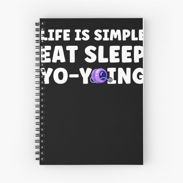 Item preview, Life is Simple Eat Sleep Yo-Yoing Yo-Yo Player designed and sold by BlueBerry-Pengu.