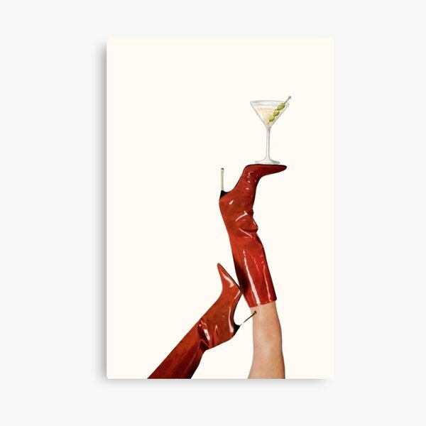 Item preview, Red Boots Martini  designed and sold by gaiadesanctis.