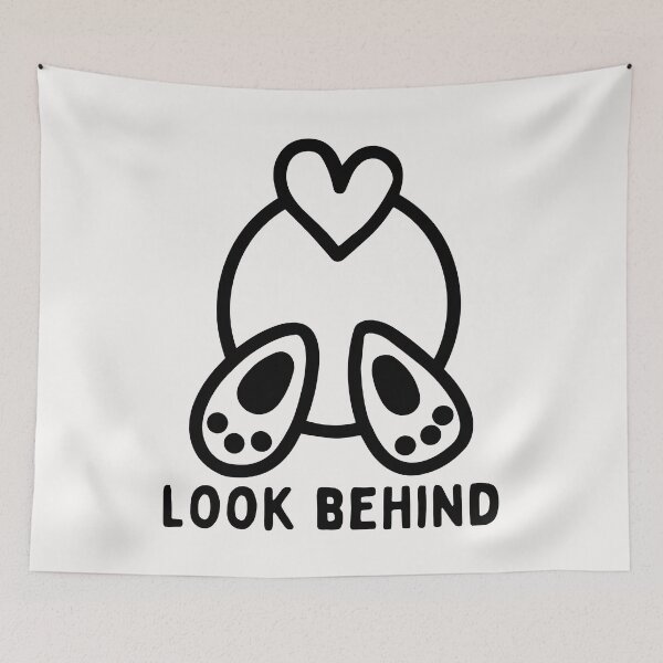 Item preview, Funny Rabbit : Look Behind designed and sold by CHANCHANAI.