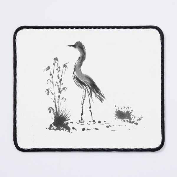 Item preview, Sumi-e Heron designed and sold by nateheins.