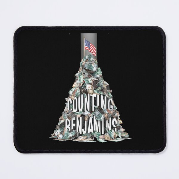 Item preview, Counting Benjamins Cash Slang Shirt - Money, Wealth, USA Flag Design designed and sold by HOMEDESIGNPRINT.