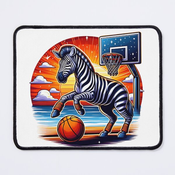 Item preview, Cute zebra playing basketball designed and sold by Culmika.