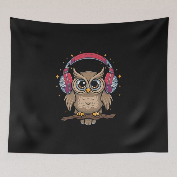 Item preview, Owl Headphones designed and sold by GadiDesignArt.