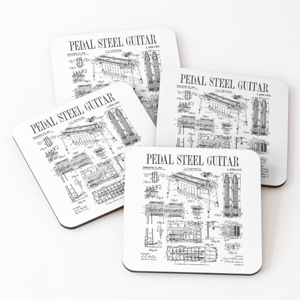 Item preview, Pedal Steel Guitar Player Guitarist Funny Vintage Patent designed and sold by GrandeDuc.