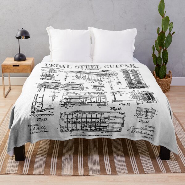 Item preview, Pedal Steel Guitar Player Guitarist Funny Vintage Patent designed and sold by GrandeDuc.