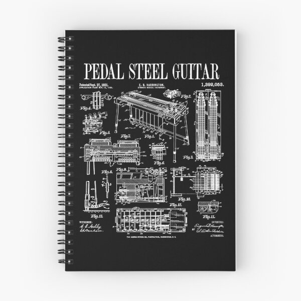 Item preview, Pedal Steel Guitar Player Guitarist Funny Vintage Patent designed and sold by GrandeDuc.