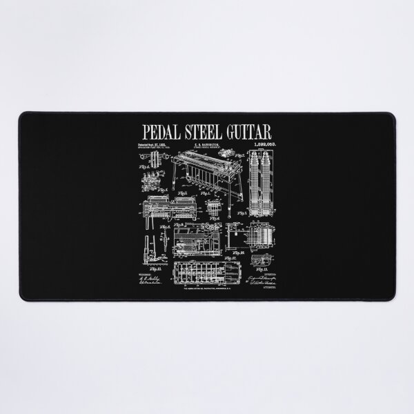 Item preview, Pedal Steel Guitar Player Guitarist Funny Vintage Patent designed and sold by GrandeDuc.