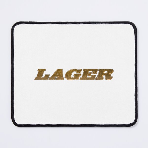 Item preview, Lager beer in glass text designed and sold by trepiu.