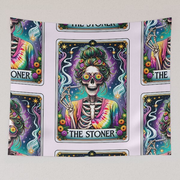 Item preview, The Stoner Funny Skeleton Tarot Card Parody designed and sold by Margival.