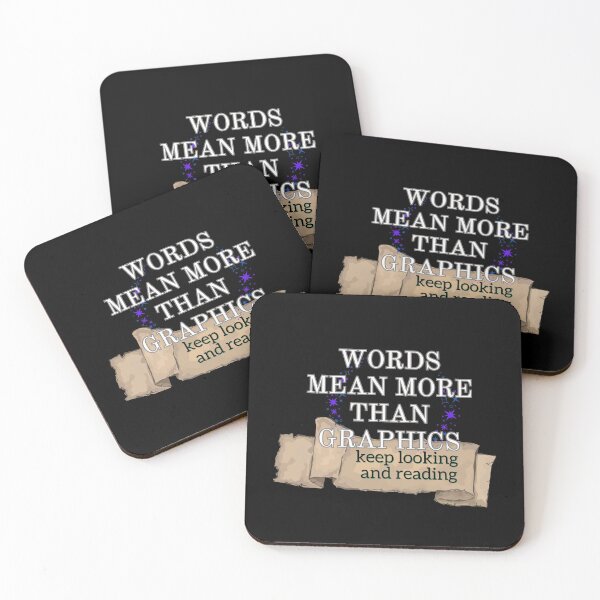 Item preview, words mean more than graphics designed and sold by By-LuQuiRRis.