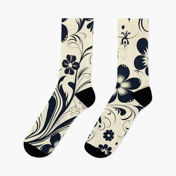 Item preview, Black Floral Pattern  designed and sold by GraphicsClub.