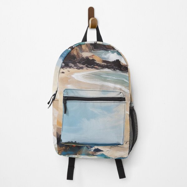 Item preview, Beautiful beach view acrylic painting print design designed and sold by Anshu3813.