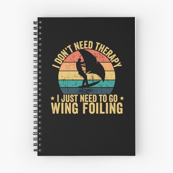Item preview, funny wingfoil quote and great gift for wing surfing lover  designed and sold by nubiguru.