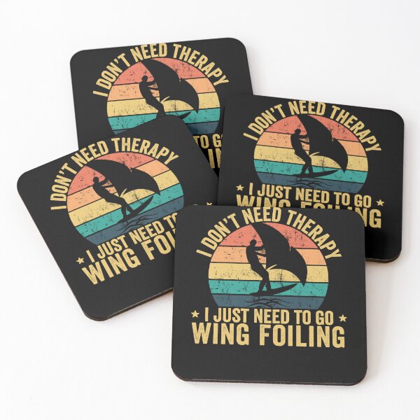 Item preview, funny wingfoil quote and great gift for wing surfing lover  designed and sold by nubiguru.